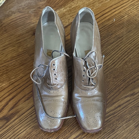 Vintage Gucci Tan Ankle Boots - Picture 1 of 3